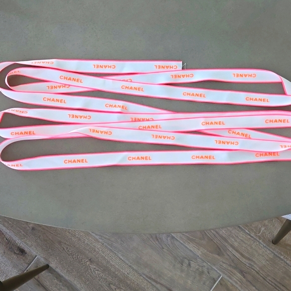 CHANEL Accessories - Brand New CHANEL ribbon hot pink & orange